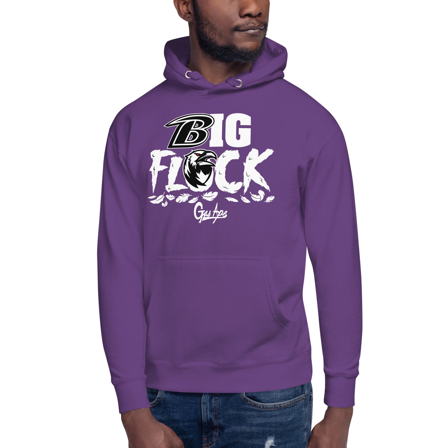 Purple Big Flock GasApe Hoodie